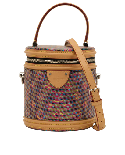 Pop Cannes, &pound;1,300, Handbags, Black/Brown/Pink, Canvas, Front view